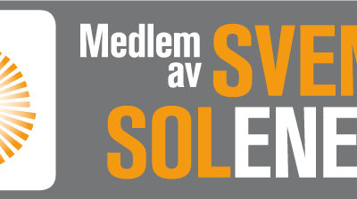 Stolt medlem av Svensk Solenergi